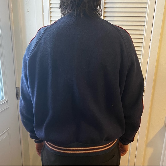 70’s blue bomber jacket with patches - Picture 4 of 6